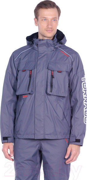 Изображение товара Костюм для охоты и рыбалки Huntsman Торнадо Breathable до 0°C (52-54/182, серый)