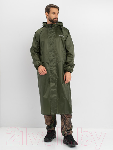 Изображение товара Плащ для охоты и рыбалки Huntsman Зеленый Таффета 44-46/170