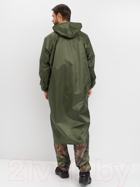 Изображение товара Плащ для охоты и рыбалки Huntsman Зеленый Таффета 44-46/170