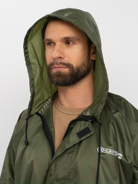Изображение товара Плащ для охоты и рыбалки Huntsman Зеленый Таффета 44-46/170