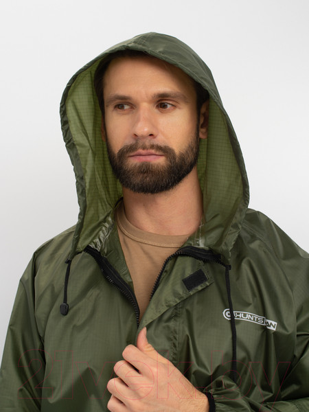 Изображение товара Плащ для охоты и рыбалки Huntsman Зеленый Таффета 44-46/170