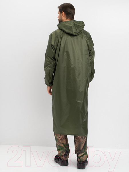 Изображение товара Плащ для охоты и рыбалки Huntsman Зеленый Таффета 52-54/182