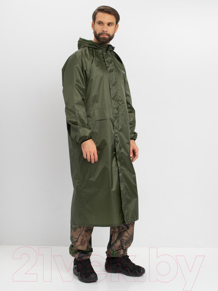 Изображение товара Плащ для охоты и рыбалки Huntsman Зеленый Таффета 60-62/188