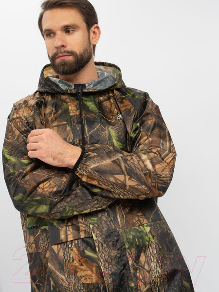 Изображение товара Плащ для охоты и рыбалки Huntsman Лес Таффета (56-58/182)