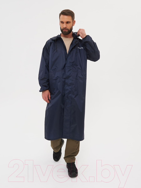 Изображение товара Плащ для охоты и рыбалки Huntsman Таффета Темно-синий (44-46/170)
