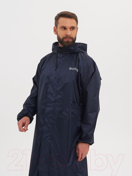 Изображение товара Плащ для охоты и рыбалки Huntsman Таффета Темно-синий (44-46/170)