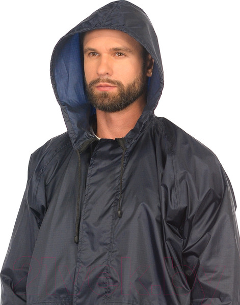 Изображение товара Плащ для охоты и рыбалки Huntsman Таффета Темно-синий (52-54/182)