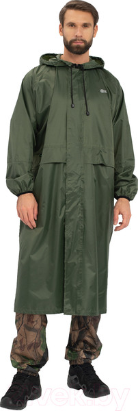 Изображение товара Плащ для охоты и рыбалки Huntsman Зеленый Таффета PVC 44-46 / 170