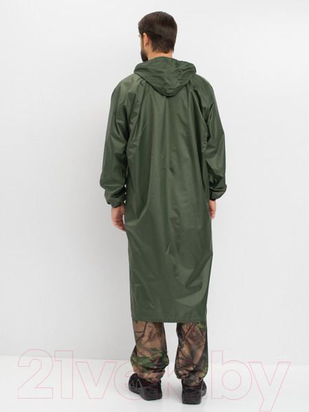 Изображение товара Плащ для охоты и рыбалки Huntsman Зеленый Таффета PVC 44-46 / 170