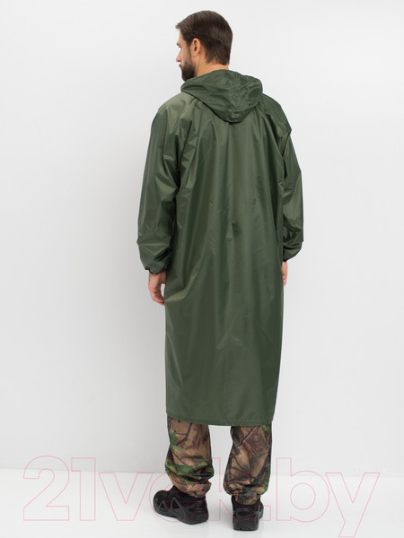 Изображение товара Плащ для охоты и рыбалки Huntsman Зеленый Таффета PVC 44-46 / 170