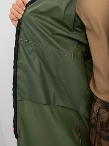 Изображение товара Плащ для охоты и рыбалки Huntsman Зеленый Таффета PVC 44-46 / 170