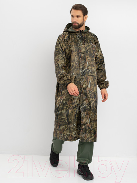 Изображение товара Плащ для охоты и рыбалки Huntsman Камыш Таффета PVC 48-50/ 176