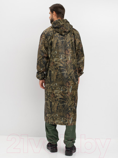 Изображение товара Плащ для охоты и рыбалки Huntsman Камыш Таффета PVC 52-54/182