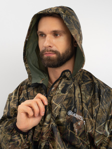 Изображение товара Плащ для охоты и рыбалки Huntsman Камыш Таффета PVC (р-р 60-62/188)
