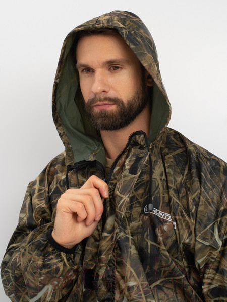 Изображение товара Плащ для охоты и рыбалки Huntsman Камыш Таффета PVC (р-р 60-62/188)