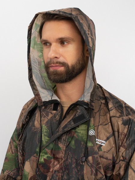 Изображение товара Плащ для охоты и рыбалки Huntsman Лес Таффета PVC 44-46/170