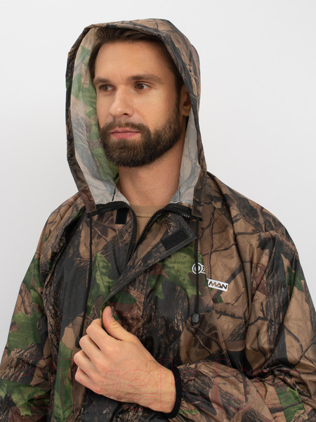 Изображение товара Плащ для охоты и рыбалки Huntsman Лес Таффета PVC 44-46/170