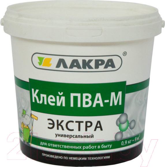 Изображение товара Клей Лакра Экстра универсальный ПВА-М (900г)
