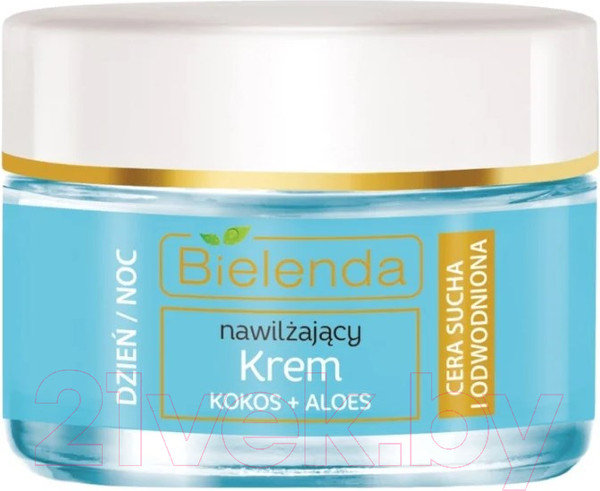 Изображение товара Крем для лица Bielenda Hydra Care увлажняющий кокос и алоэ для сухой чувствит. кожи (50мл)