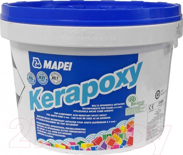 Изображение товара Фуга эпоксидная Mapei Эпоксидная Kerapoxy N110 (2кг, манхеттен)