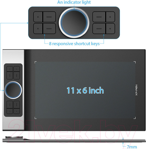 Изображение товара Графический планшет XP-Pen Deco Pro Medium