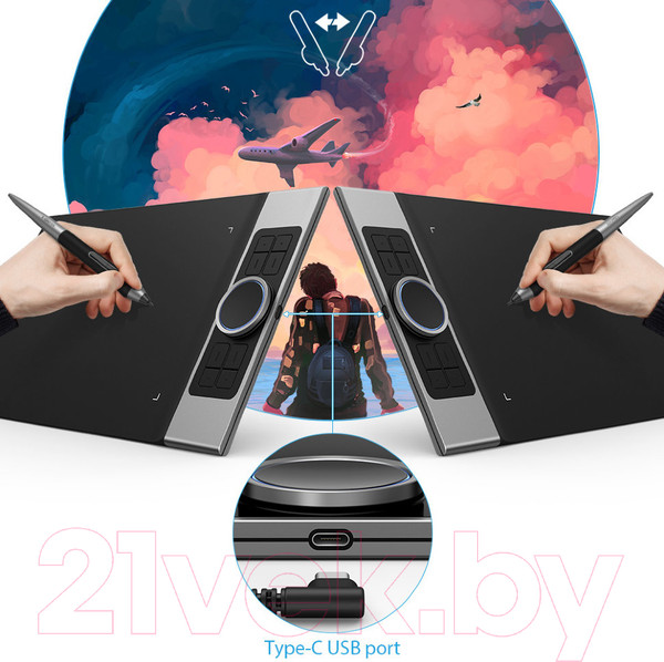 Изображение товара Графический планшет XP-Pen Deco Pro Medium