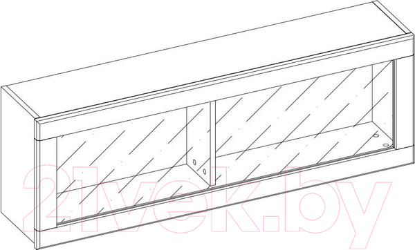 Изображение товара Полка Anrex Jazz 1V (каштан найроби)