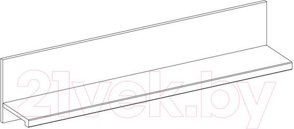 Изображение товара Полка Anrex Jazz T (каштан найроби)