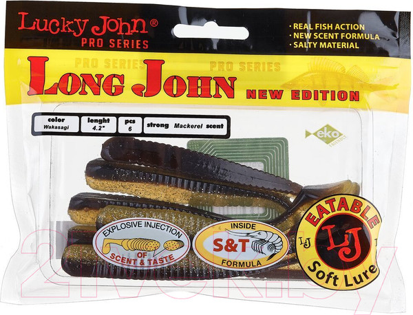 Изображение товара Мягкая приманка Lucky John Pro Series Long John / 140134-T36 (6шт)