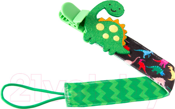 Изображение товара Держатель для пустышки Roxy-Kids Дино / RPC-002