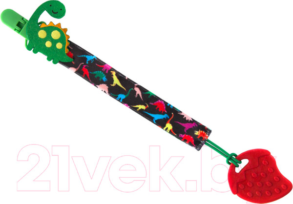 Изображение товара Держатель для пустышки Roxy-Kids Дино / RPC-002