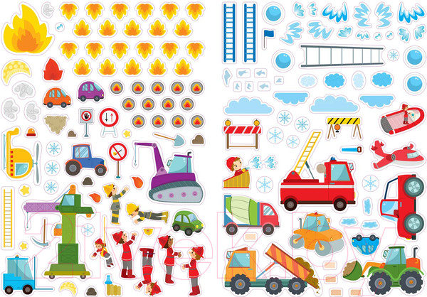 Изображение товара Развивающая книга Робинс Техника. 600 наклеек