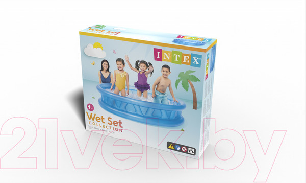 Изображение товара Надувной бассейн Intex Soft Side / 58431NP (188x46)