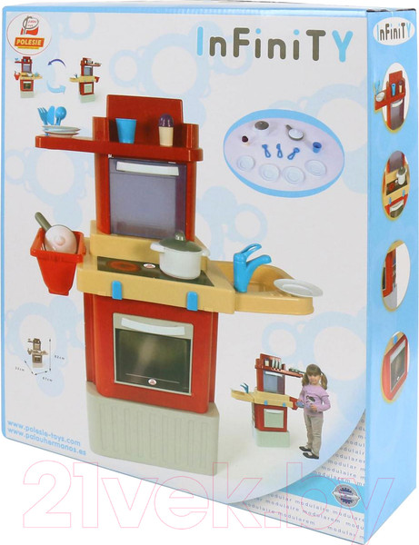 Изображение товара Детская кухня Полесье Infinity basic №2 / 42286 (в коробке)