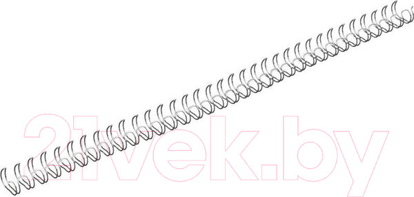 Изображение товара Пружины для переплета D&A art D12.7 (1/2") на 34 отверстия (серебристый)