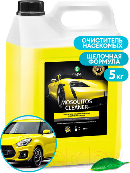 Изображение товара Очиститель кузова Grass Mosquitos Cleaner / 118101 (5кг)