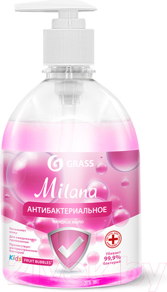 Изображение товара Мыло жидкое Grass Milana Fruit Bubbles / 125347 (500мл)