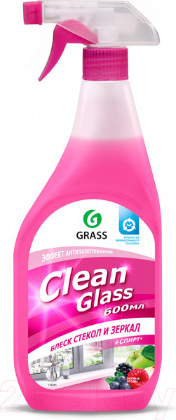 Изображение товара Средство для мытья стекол Grass Clean Glass. Лесные ягоды / 125241 (600мл)