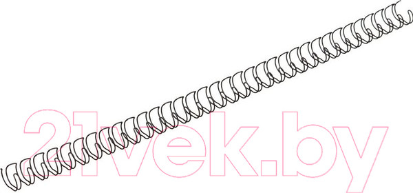 Изображение товара Пружины для переплета D&A art D16(5/8") на 23 отверстия (черный)