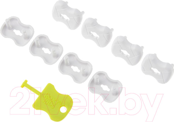 Изображение товара Набор заглушек для розеток Roxy-Kids RSG-002G (8шт, белый)