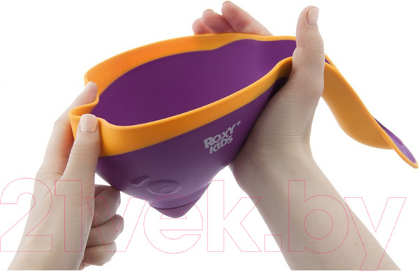Изображение товара Ковшик для купания Roxy-Kids Flipper RBS-004-V с лейкой (фиолетовый)