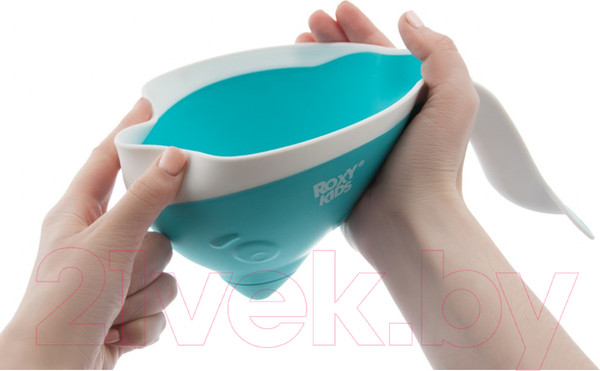 Изображение товара Ковшик для купания Roxy-Kids Flipper RBS-004-M с лейкой (мятный)