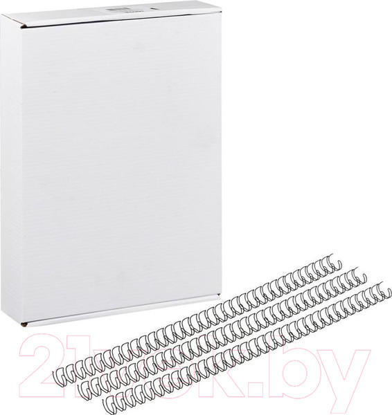 Изображение товара Пружины для переплета D&A art D25.4 (1") на 23 отверстия (черный)