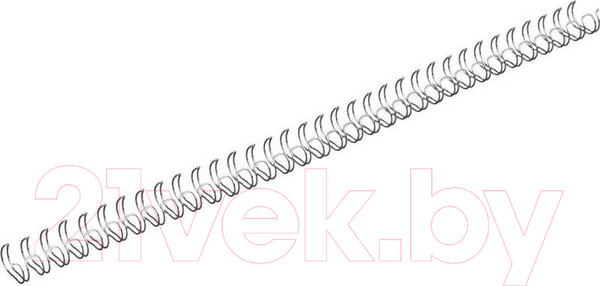 Изображение товара Пружины для переплета D&A art D25.4 (1") на 23 отверстия (серебристый)