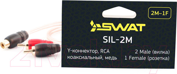 Изображение товара Межблочный кабель для автоакустики Swat SIL-2M