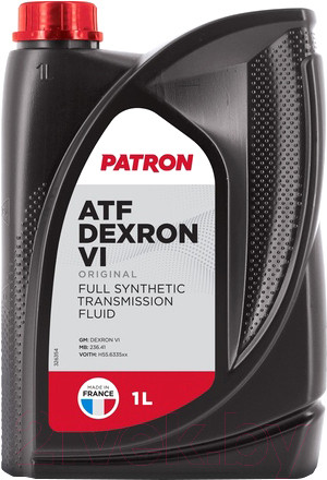 Изображение товара Трансмиссионное масло Patron Original ATF Dexron VI (1л)
