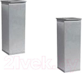 Изображение товара Комплект ножек для мебели в ванную Raval Leg.05.H150/Silver