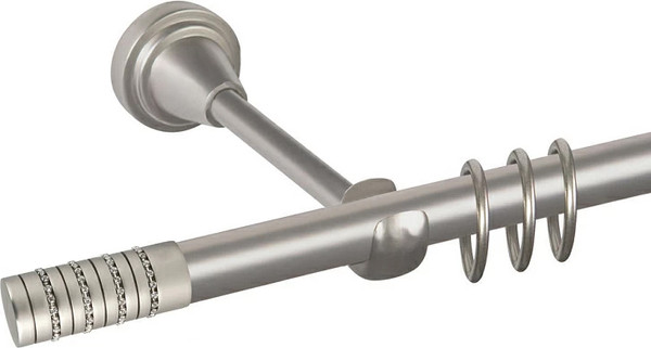 Изображение товара Карниз для штор АС ФОРОС Grace D16Г + наконечники Крис (1.4м, сатин)