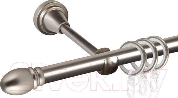 Изображение товара Карниз для штор АС ФОРОС Grace D16Г + наконечники Белуно (1.6м, сатин)