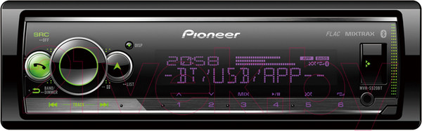 Изображение товара Бездисковая автомагнитола Pioneer MVH-S520BT